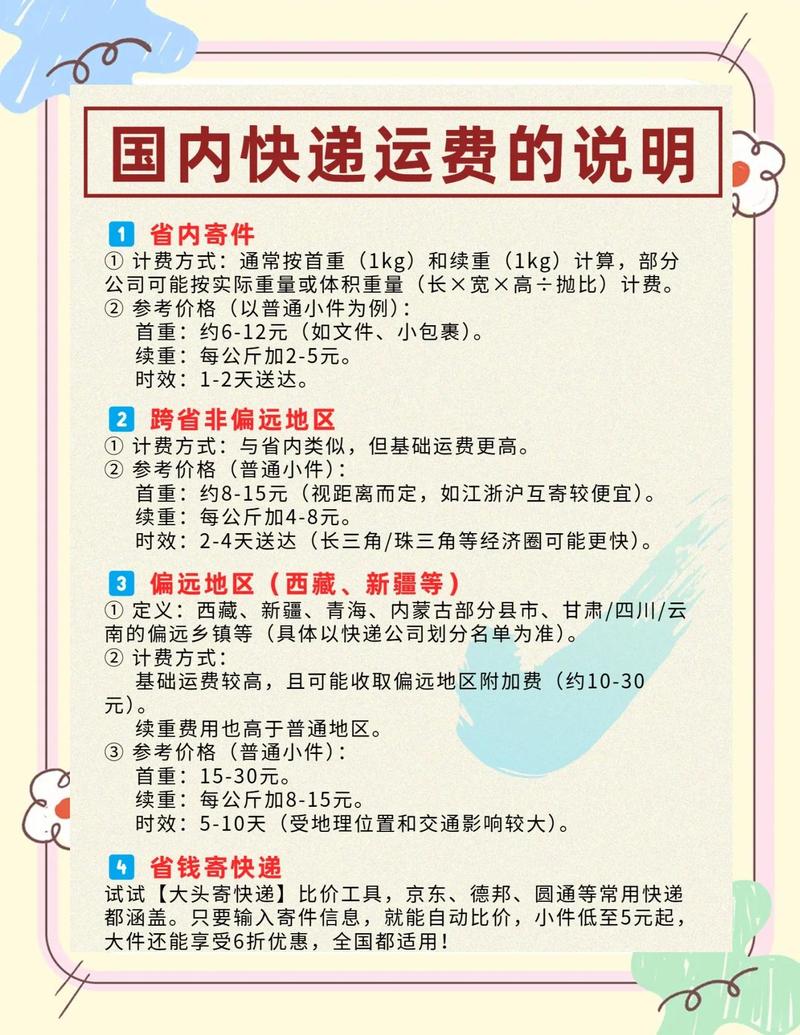 南昌安能物流货运价格表最新多少钱？-第3张图片-智迈物流科技网